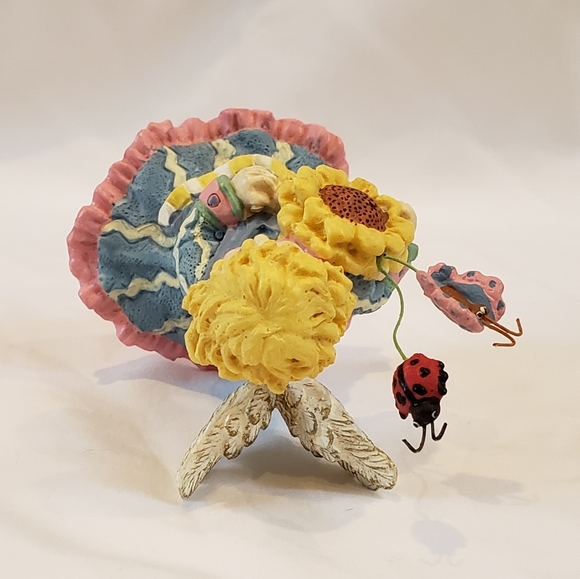 Springtime Angel, Sunflower Ladybug Butterfly - Picture 6 of 7